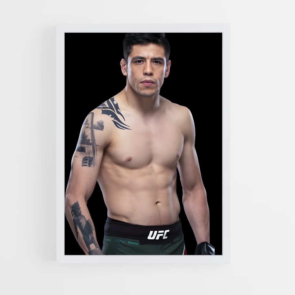 Poster Brandon moreno tatouée – affiche MMA (vue 3)